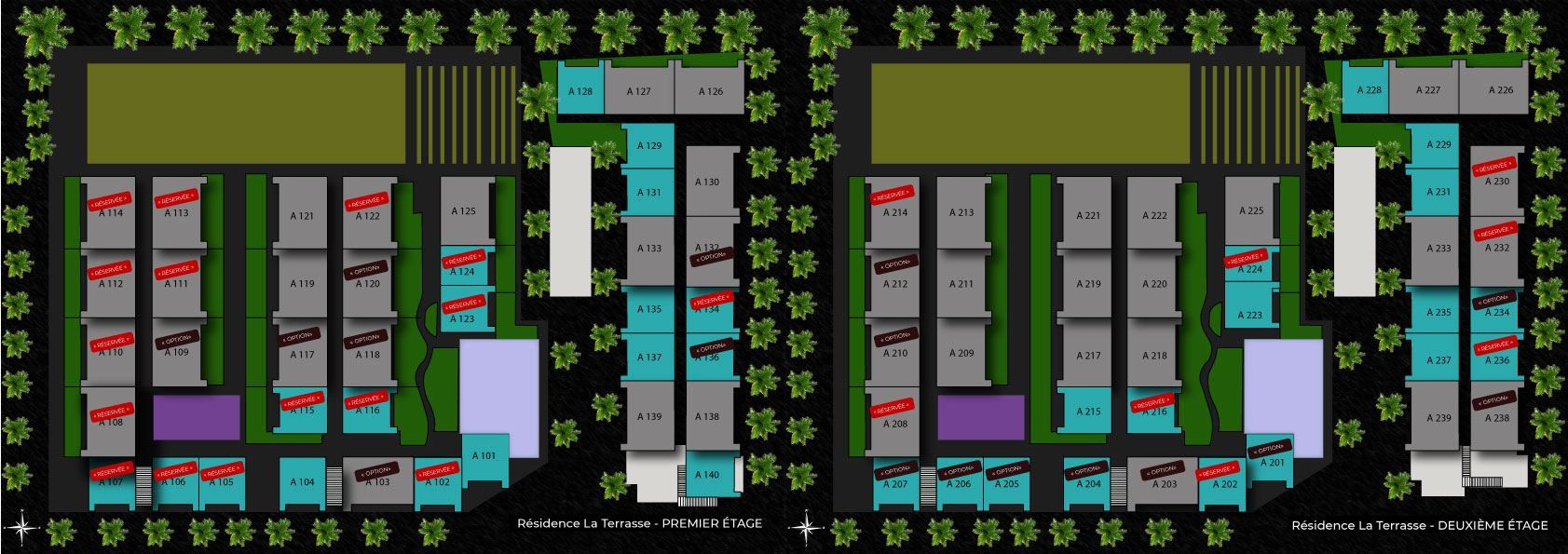 appartement 3 pièces en vente sur Cap Malheureux Cap Malheureux Appartement 3 pièces 112 m² Vente