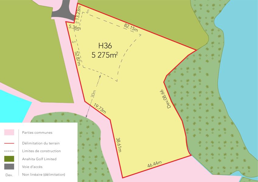 Beau Champ Terrain 5275 m² Vente