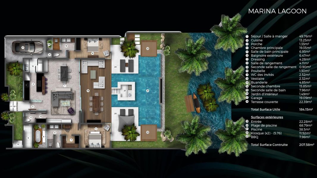 house 4 rooms for sale on Cap Malheureux Cap Malheureux House 4 rooms 213 m² Sale