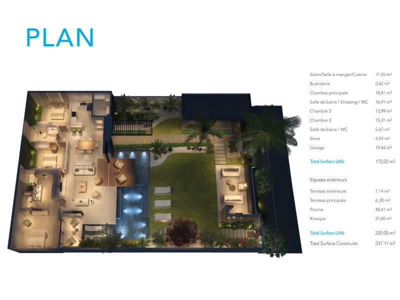 maison 4 pièces en vente sur Grand Baie Grand Baie Maison 4 pièces 237 m² Vente