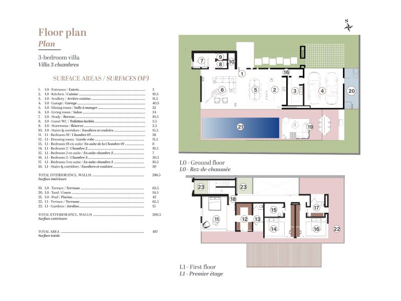 Trou aux Biches Maison 4 pièces 312 m² Vente