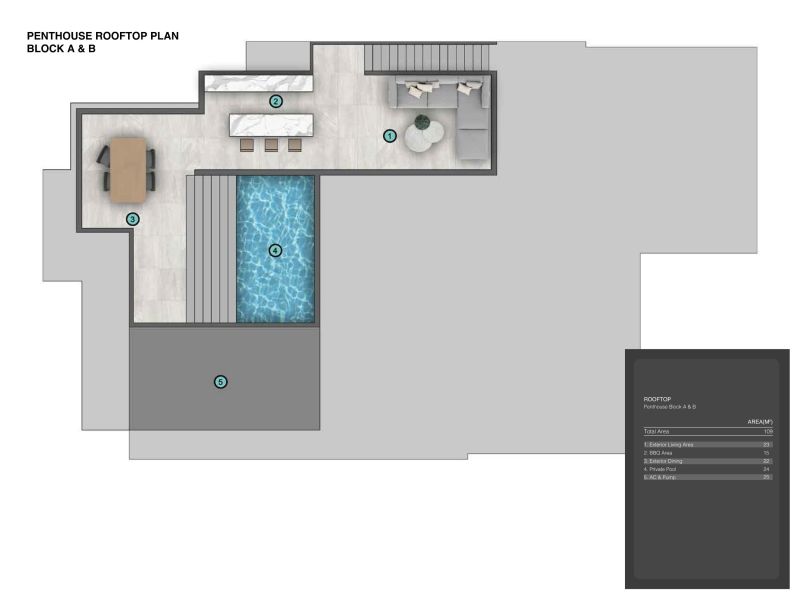 Grand Baie Penthouse 4&nbsp;pièces 280&nbsp;m² Vente