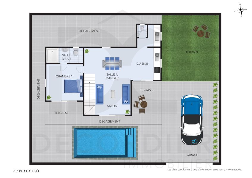 house 4 rooms for rent on Pointe aux Piments Pointe aux Piments House 4 rooms 136 m² Rental