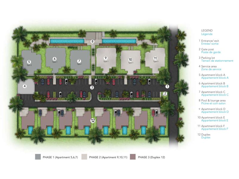 apartment 5 rooms for sale on Trou aux Biches Trou aux Biches Apartment 5 rooms 238 m² Sale