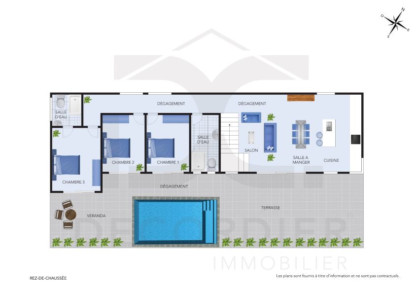 house 6 rooms for sale on Pereybere Pereybere House 6 rooms 240 m² Sale