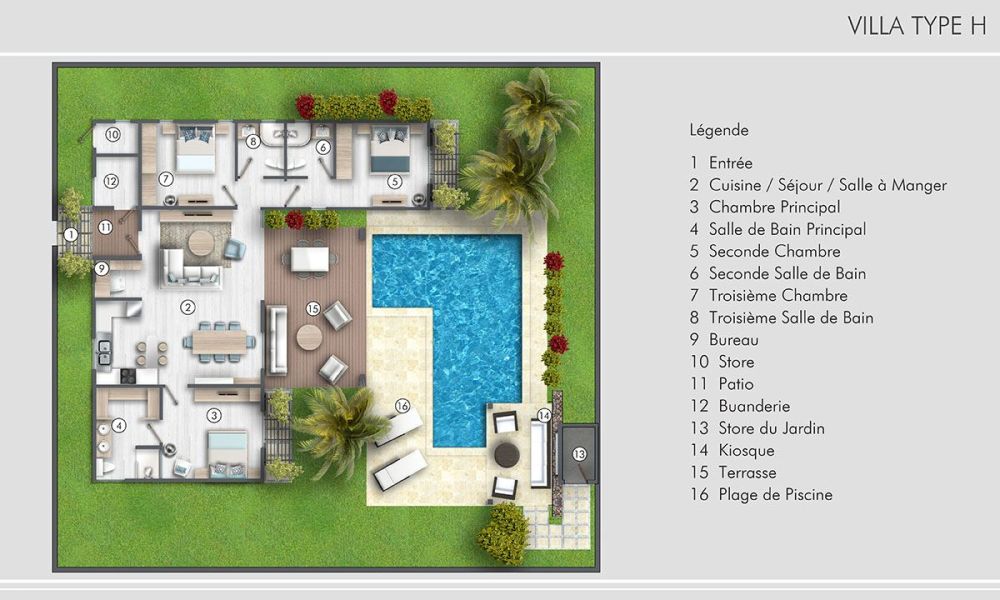 house 5 rooms for sale on Grand Baie Grand Baie House 5 rooms 161.97 m² Sale