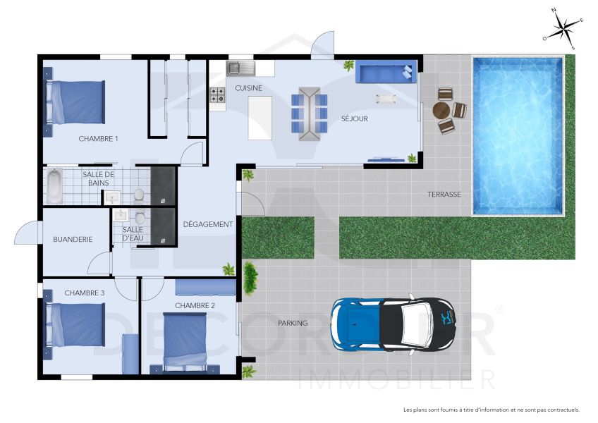 house 4 rooms for sale on Cap Malheureux Cap Malheureux House 4 rooms 108 m² Sale