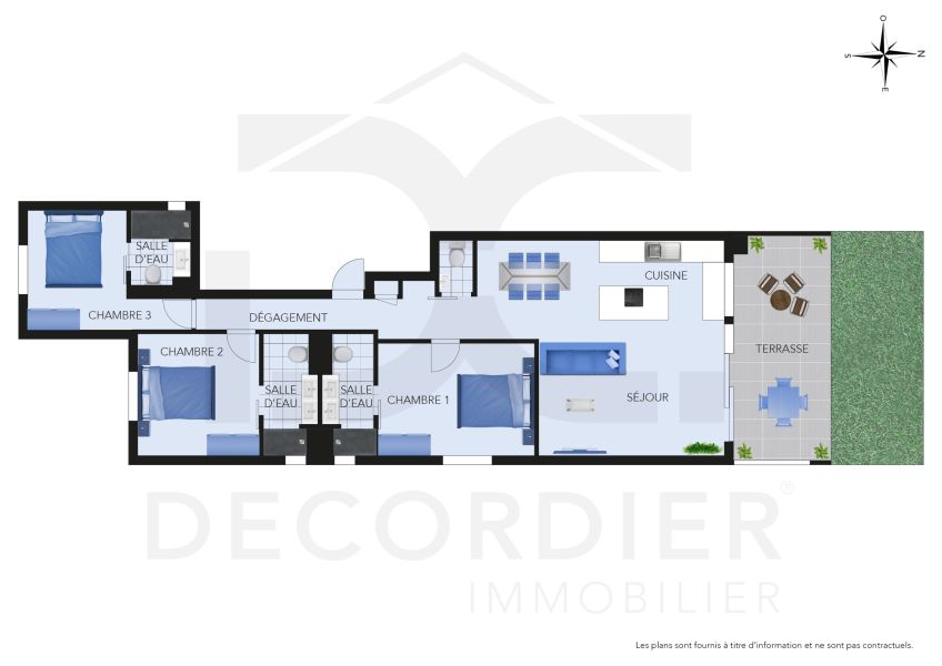 Grand Gaube Appartement 4&nbsp;pièces 135&nbsp;m² Location