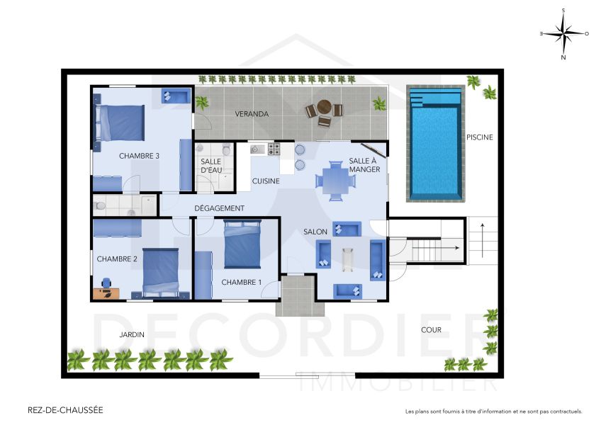 maison 8 pièces en vente sur Trou aux Biches Trou aux Biches Maison 8 pièces 272 m² Vente