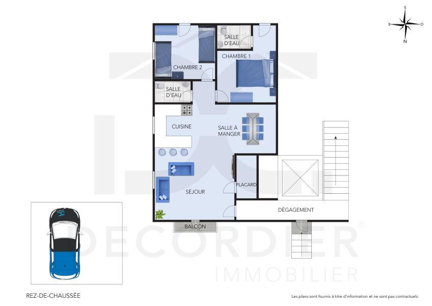 appartement 3 pièces en vente sur Grand Baie Grand Baie Appartement 3 pièces 73 m² Vente