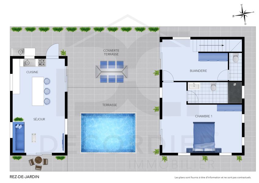 house 4 rooms for sale on Grand Baie Grand Baie House 4 rooms 142 m² Sale