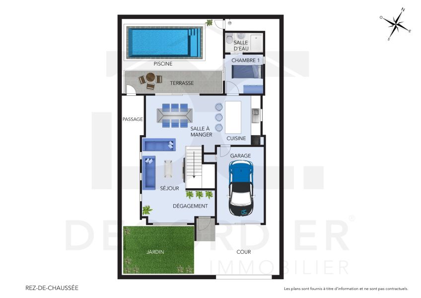 Trou aux Biches Maison 6&nbsp;pièces 191.89&nbsp;m² Vente