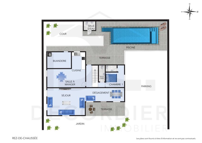 Pereybere Maison 5 pièces 225 m² Location