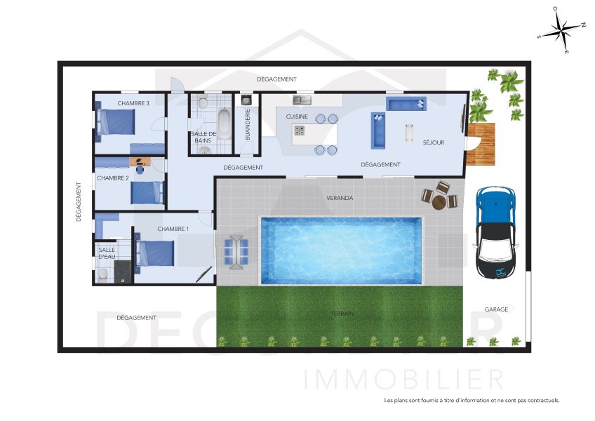 Saint Antoine Maison 4 pièces 136 m² Vente