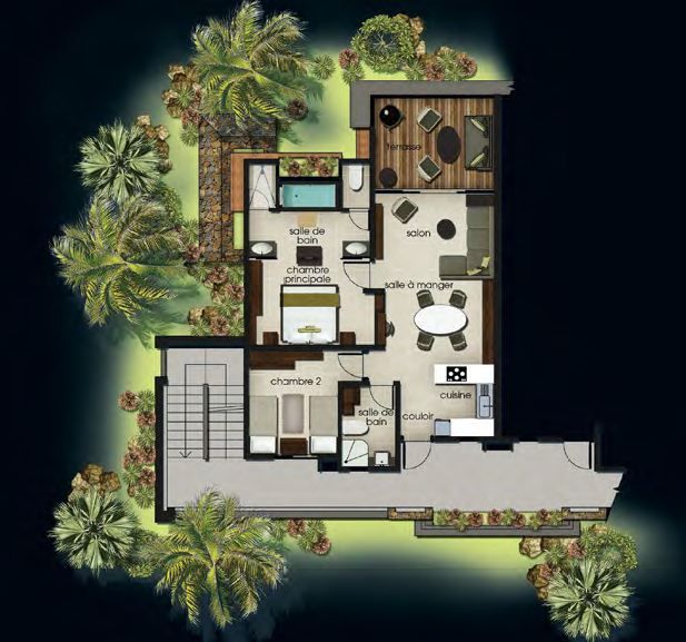 apartment 3 rooms for sale on Grand Baie Grand Baie Apartment 3 rooms 94 m² Sale