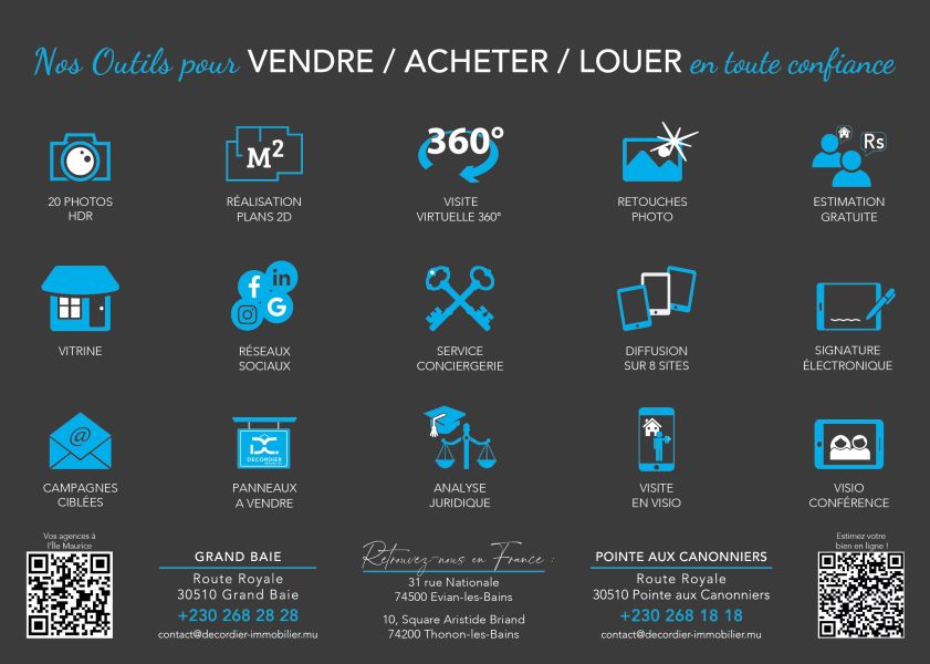 Pereybere Appartement 4 pièces 120 m² Location