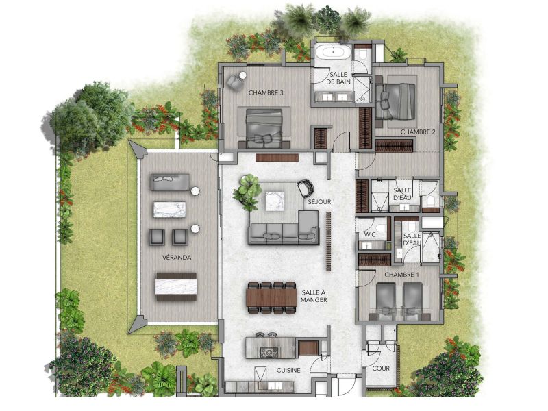Mont Choisy Appartement 4&nbsp;pièces 223&nbsp;m² Vente