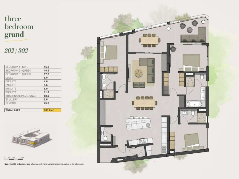 Mont Choisy Appartement 2&nbsp;pièces 60&nbsp;m² Vente