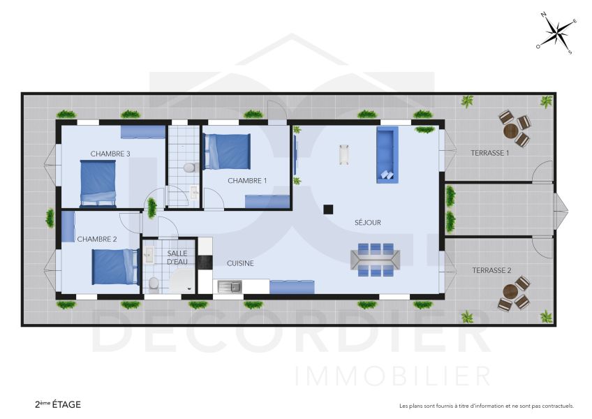 Mont Choisy Appartement 4&nbsp;pièces 199&nbsp;m² Vente