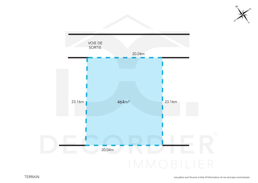 The Vale Terrain 464&nbsp;m² Vente