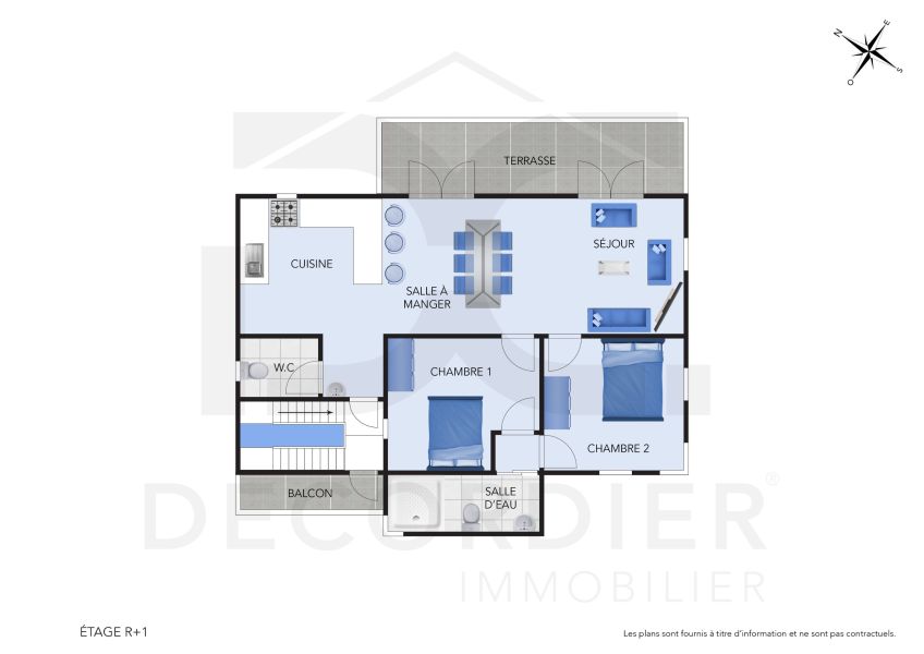 Mont Choisy Appartement 4 pièces 110 m² Location