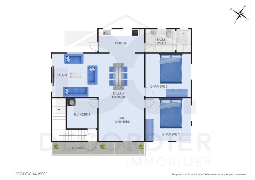 Mont Choisy Appartement 3 pièces 100 m² Location