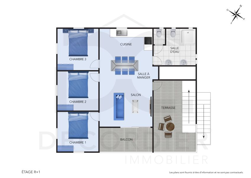 Grand Gaube Appartement 4 pièces 59.54 m² Location