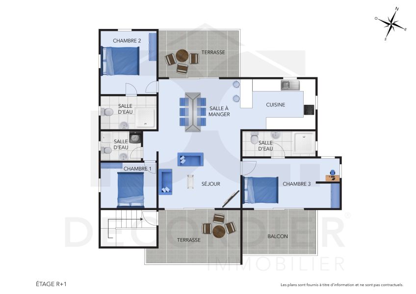 Grand Baie Appartement 4 pièces 216 m² Location