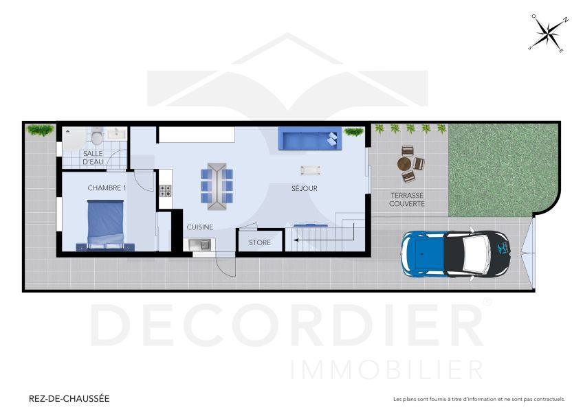 Pereybere Appartement 4 pièces 136.64 m² Location