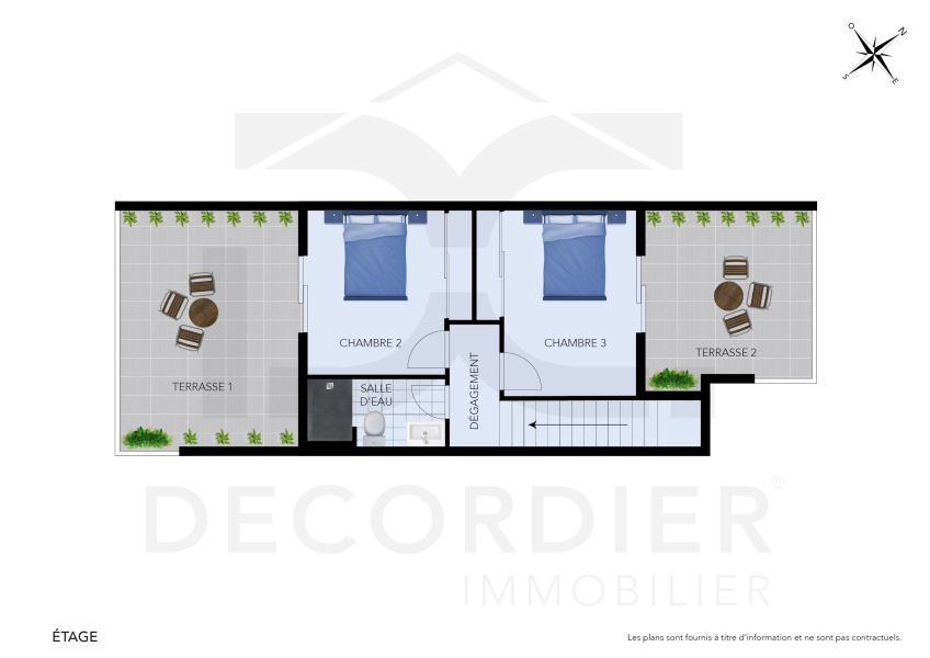 Pereybere Appartement 4 pièces 136.64 m² Location