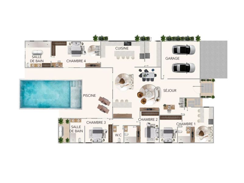 Grand Baie House 5 rooms 435 m² Sale