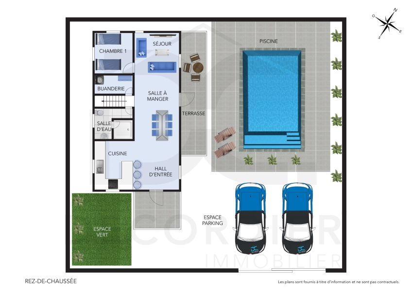 Pereybere Maison 5 pièces 200 m² Location