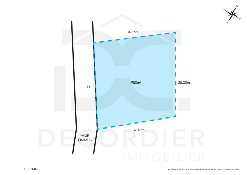 Pereybere Land 950&nbsp;m² Sale