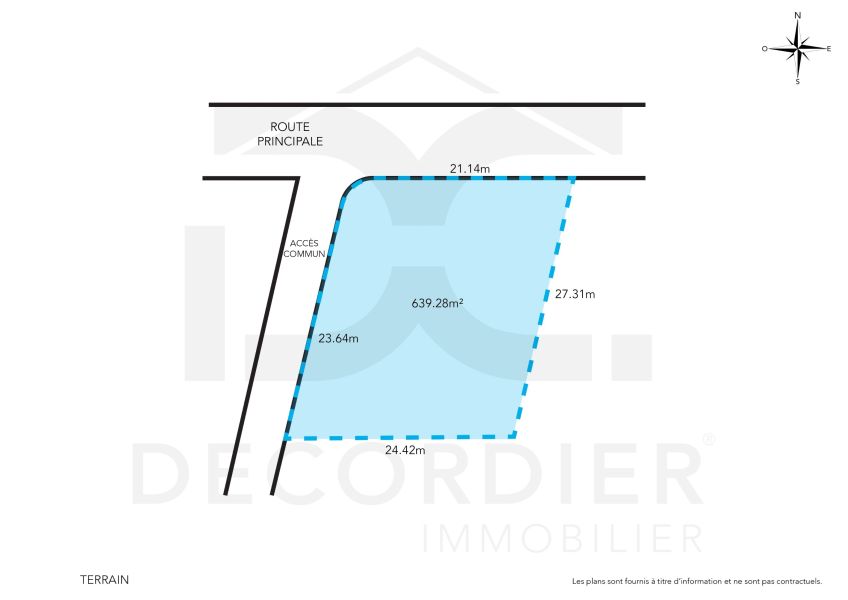 The Vale Terrain 639.28&nbsp;m² Vente