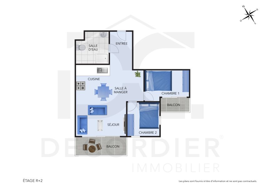 Pereybere Apartment 3&nbsp;rooms 63&nbsp;m² Rental