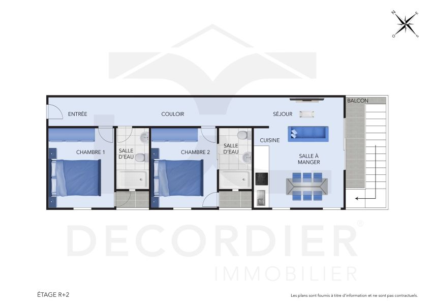 Pereybere Apartment 3 rooms 85.35 m² Rental