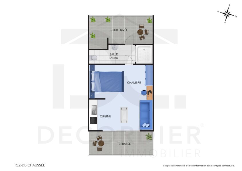 Trou aux Biches Appartement 1 pièce 51 m² Vente