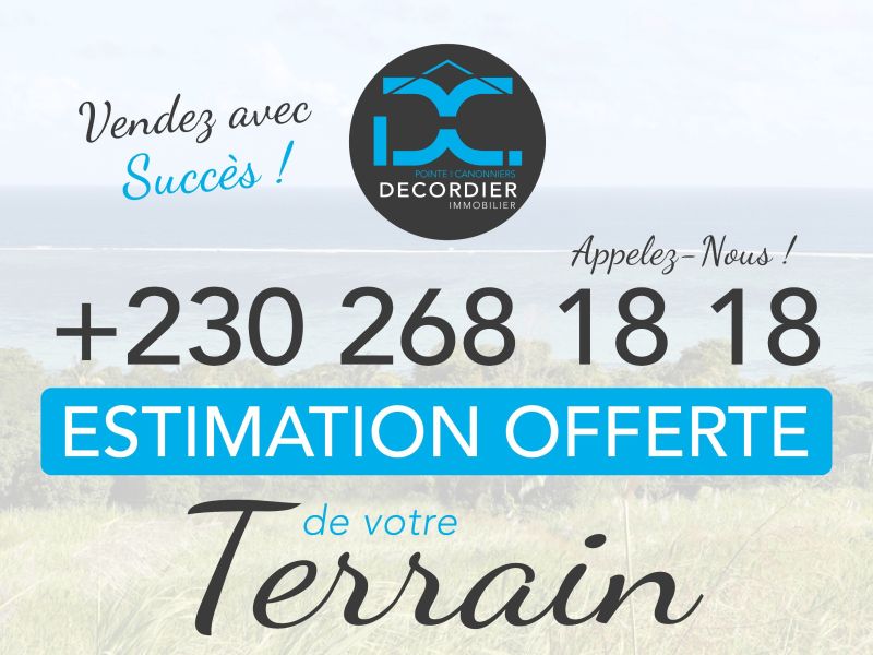 terrain en vente sur Pointe aux Piments Pointe aux Piments Terrain 1105.46 m² Vente