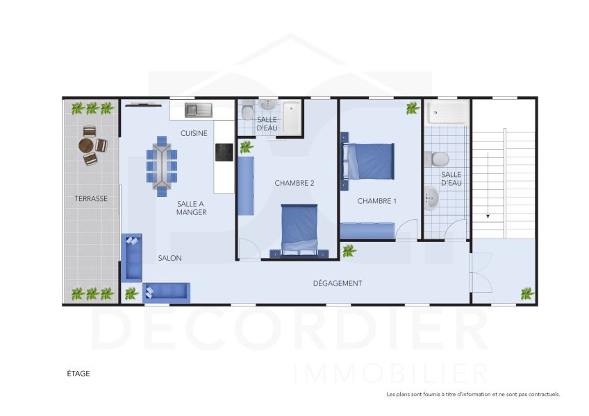 apartment 3 rooms for rent on Pereybere Pereybere Apartment 3 rooms 90 m² Rental