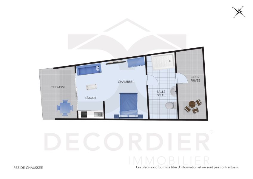 appartement 1 pièce en vente sur Trou aux Biches Trou aux Biches Appartement 1 pièce 51 m² Vente