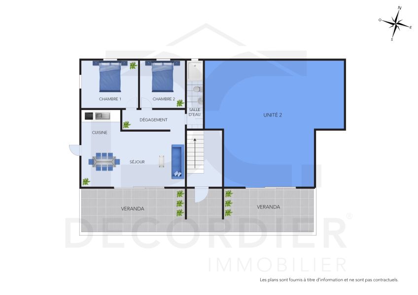 Grand Baie Appartement 3&nbsp;pièces 60&nbsp;m² Location