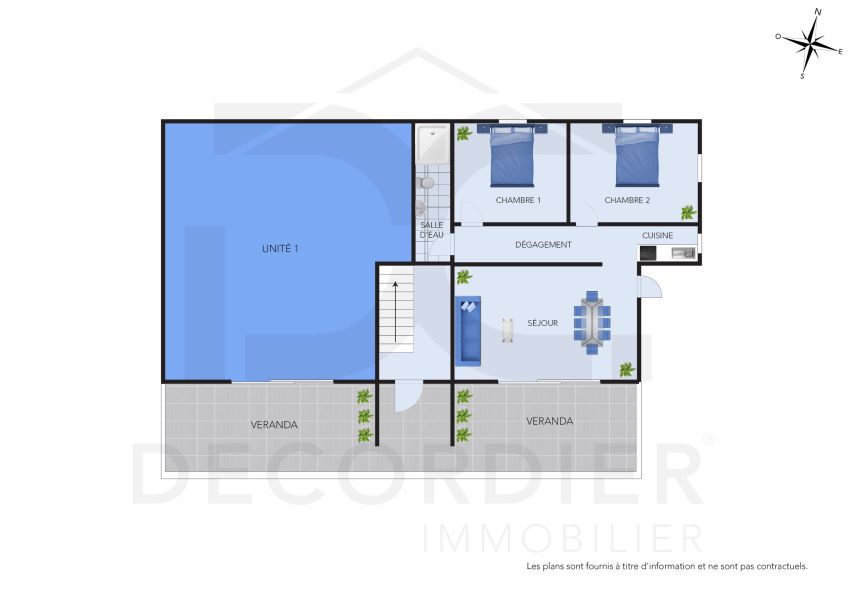 Grand Baie Appartement 3&nbsp;pièces 60&nbsp;m² Location