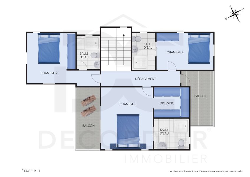 Trou aux Biches Maison 5 pièces 205 m² Location