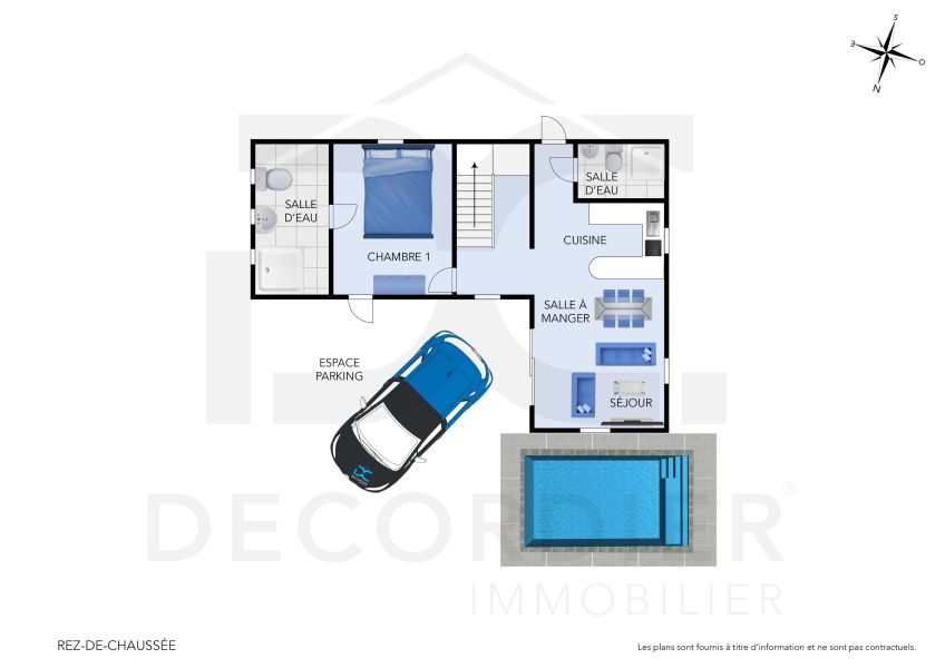 Trou aux Biches Maison 5 pièces 264.7 m² Vente