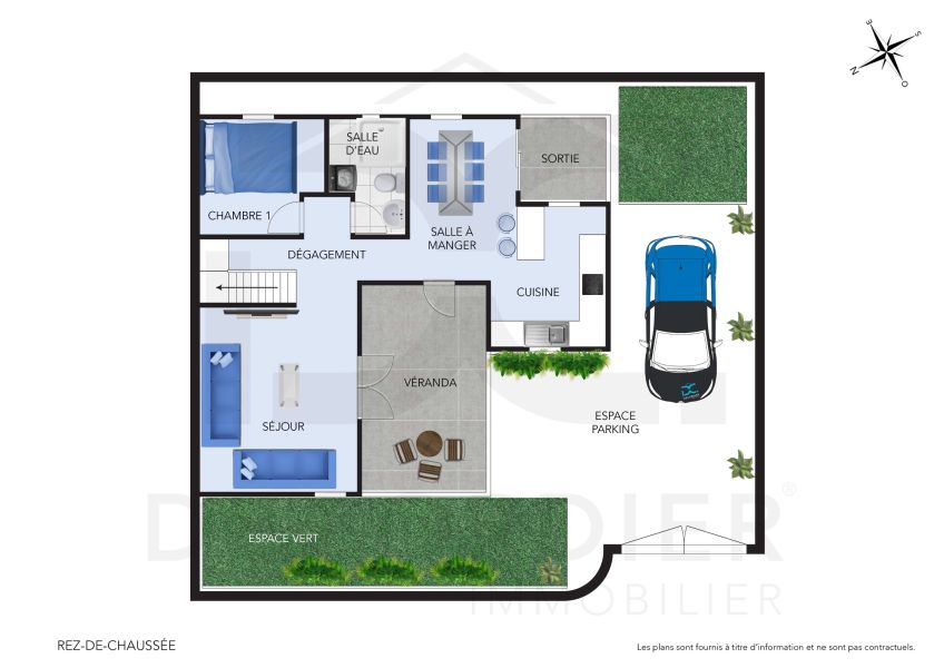 Trou aux Biches House 6 rooms 204.5 m² Rental