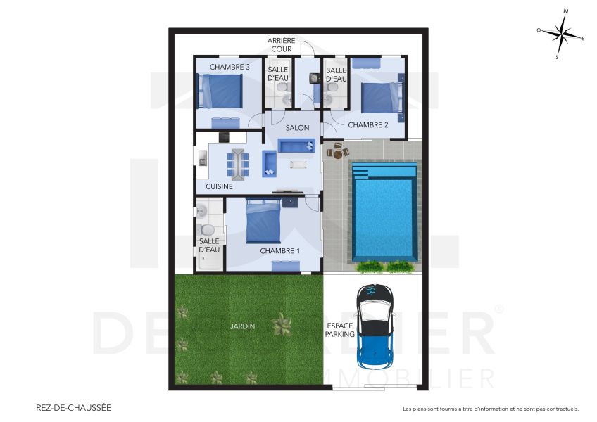 Cap Malheureux House 4 rooms 103 m² Rental