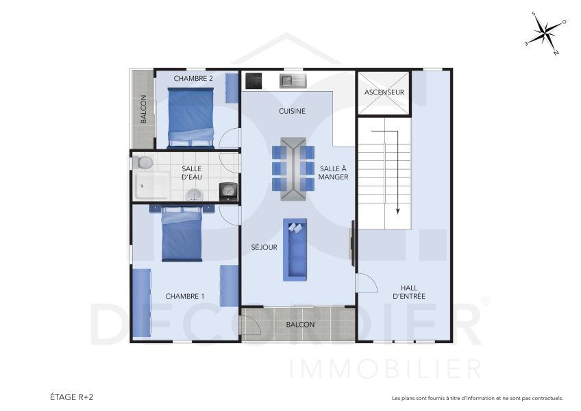 Grand Baie Appartement 3 pièces 82.16 m² Location