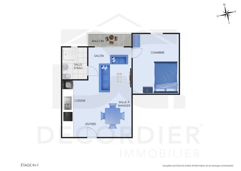 Flic en Flac Appartement 2 pièces 60 m² Vente