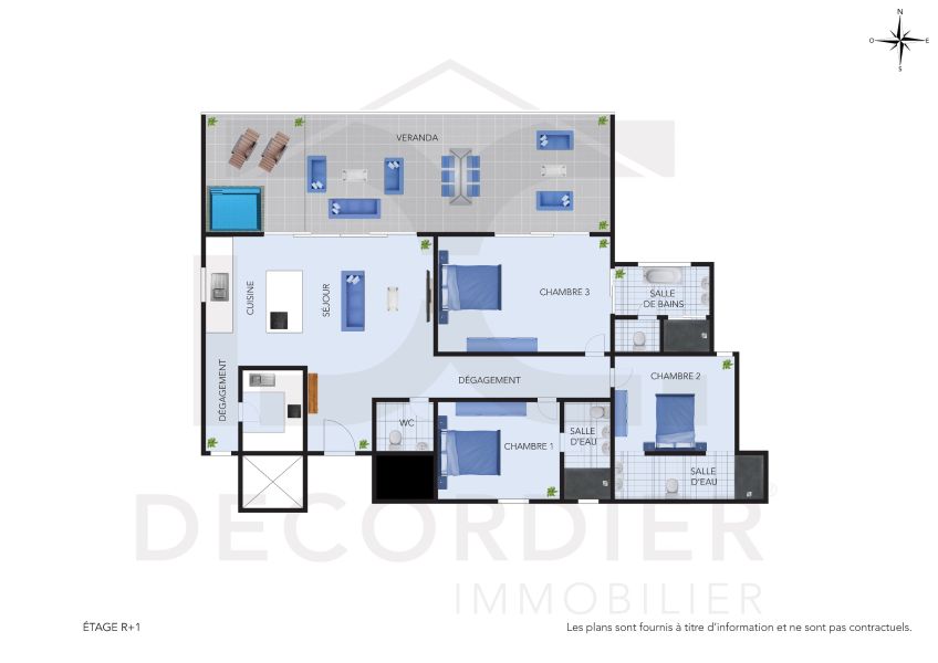 Cap Malheureux Appartement 4&nbsp;pièces 250&nbsp;m² Location