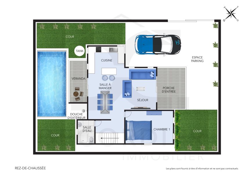 Mont Choisy House 5 rooms 160 m² Rental